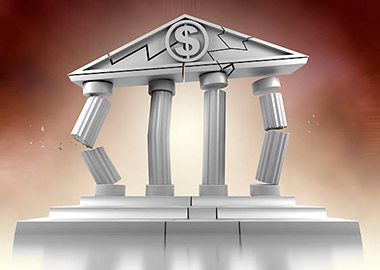 Bank Collapsing